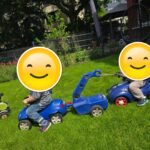 Spielen im Garten bei Däumelinchen Kindertagesplege in Essen Werden
