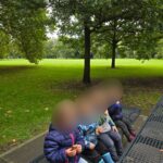 Kinder der Däumelinchen Kindertagesplege in Essen Werden sind unterwegs