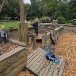 Spielen auf dem Spielplatz