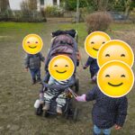 Kinder sind unterwegs in der Natur in Essen