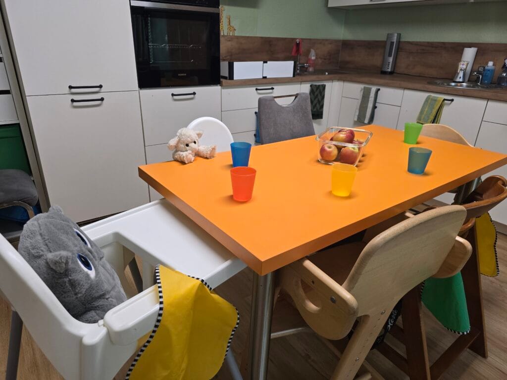 Kindertagespflege in Essen, Esstisch