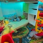 Schlafraum bei der Tagesmutter in Heisingen